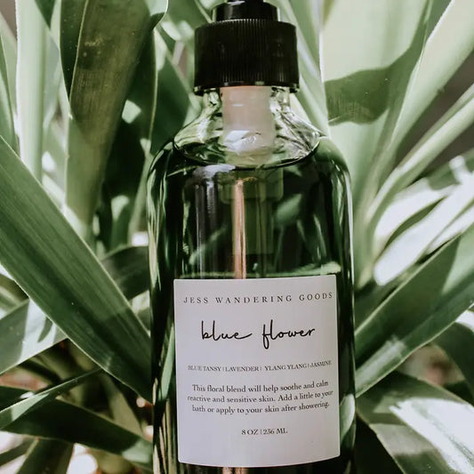 Jess Wandering Goods - Blue Flower Bath and Body Oil