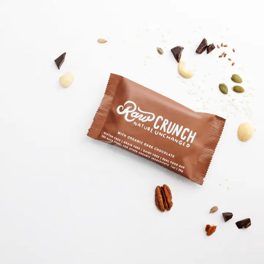 Raw Crunch® - Organic Dark Chocolate Box of 12