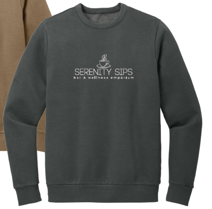 Serenity Sips Crewneck Sweatshirt