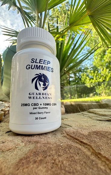 Guardian Wellness - Sleep Gummies 25 mg CBD + 10mg CBN Mixed Berry Flavor 30 ct