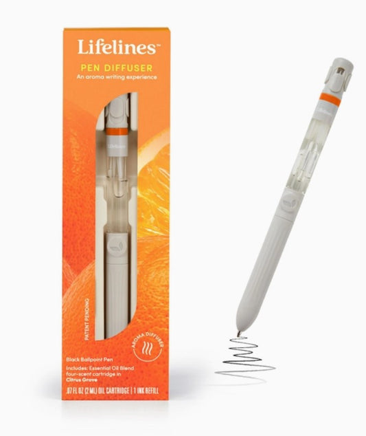 Lifelines Pen Diffuser with  Essential Oil Blends - Citrus