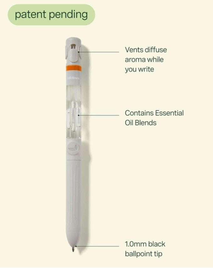 Lifelines Pen Diffuser with  Essential Oil Blends - Citrus