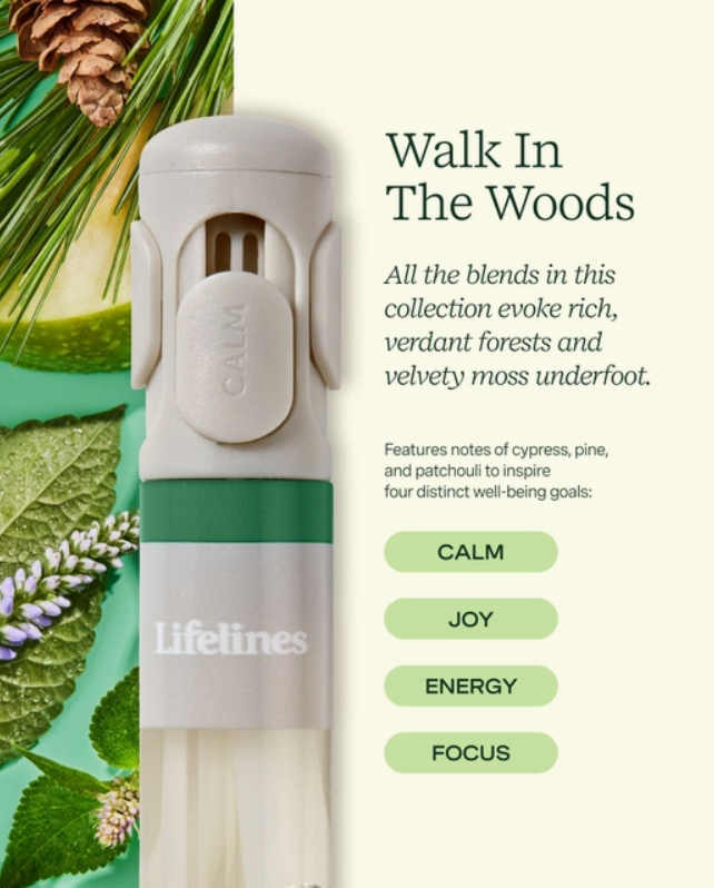 Lifelines Pen Diffuser with Essential Oil Blends - Walk In The Woods