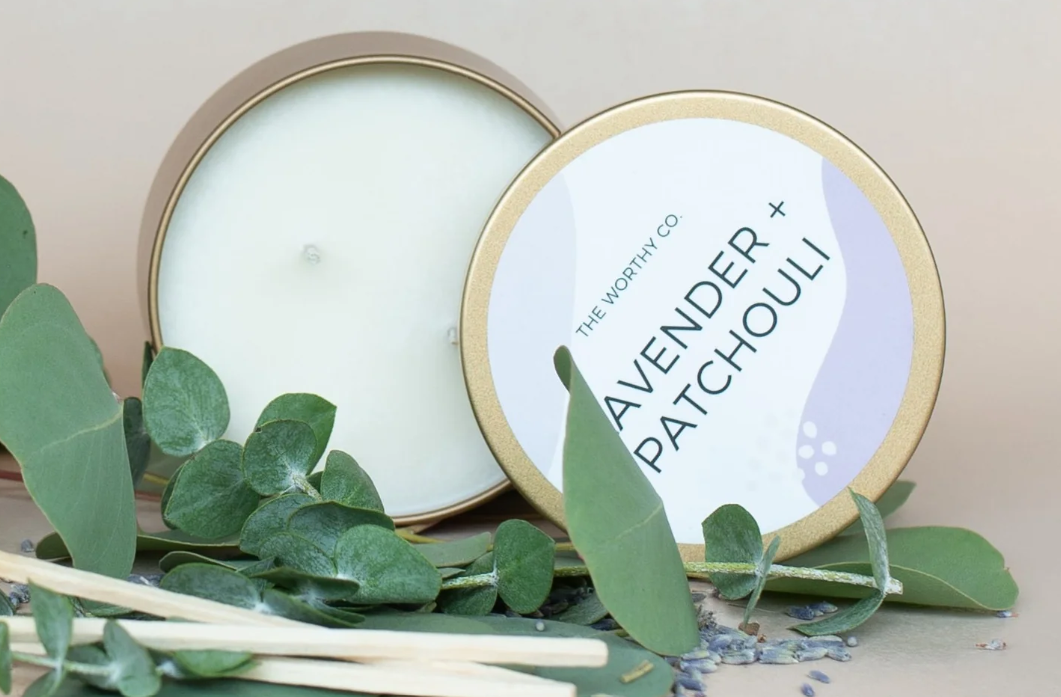 Lavender + Patchouli Worthy Candle